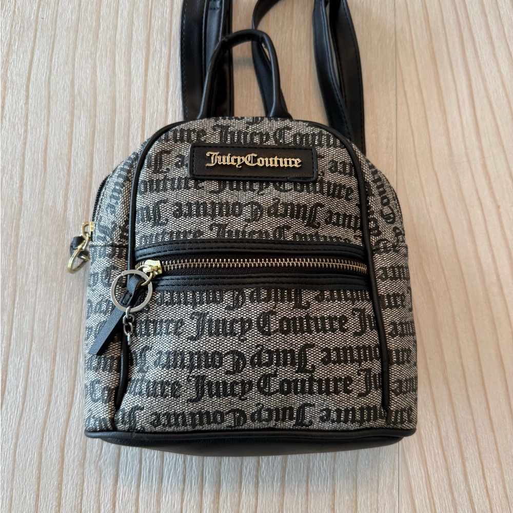 Juicy Couture Monochrome Logo Backpack